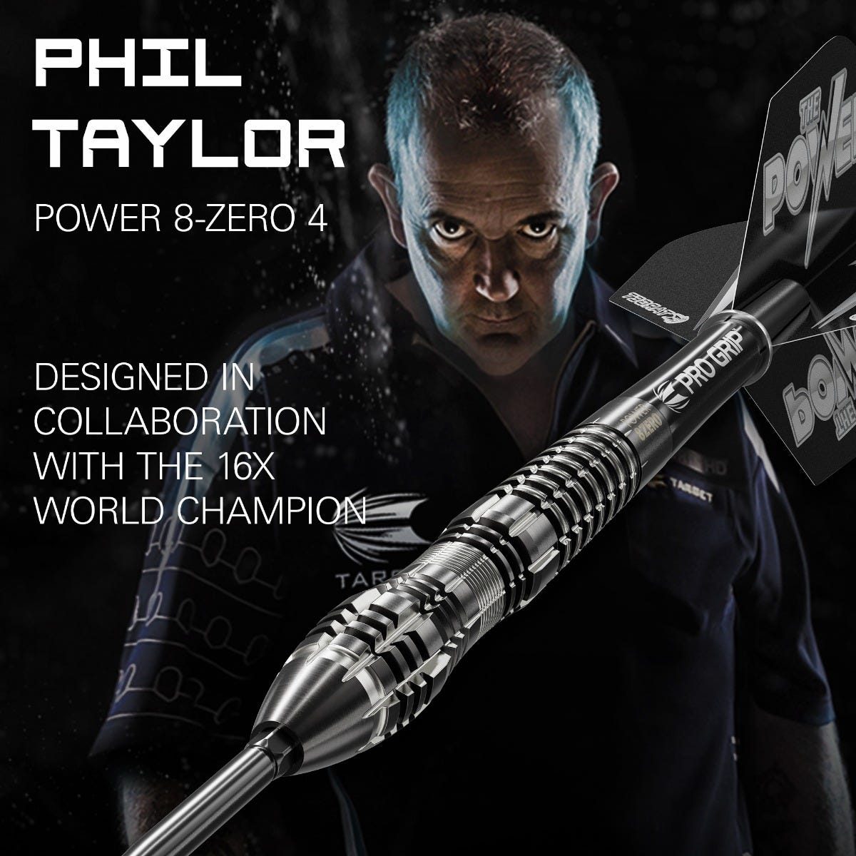 Phil Taylor Power 8-Zero Black P8Z4 SP