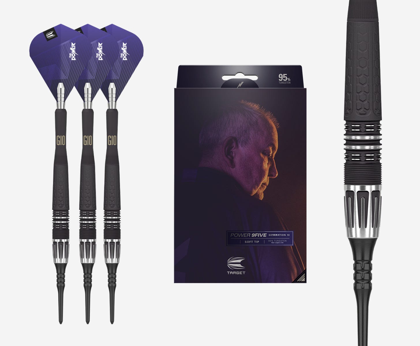 Phil Taylor Power 9Five G10 Soft Tip