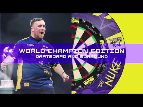Luke Littler World Champion Edition Dartboard and Surround Bundle