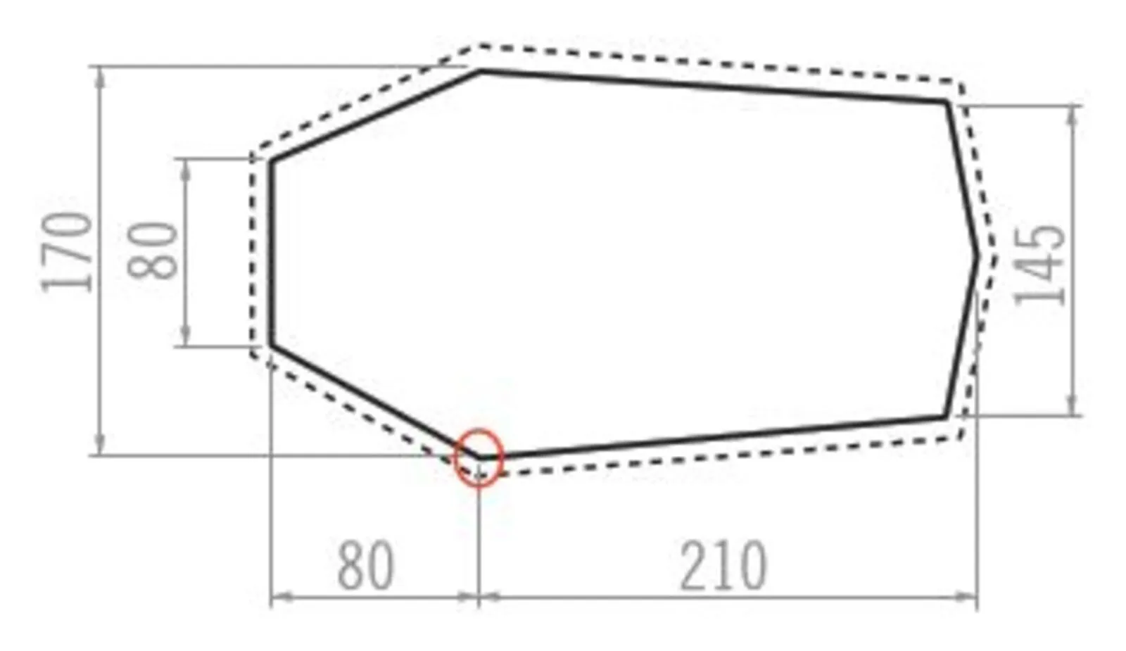 Allround Taurus 3 persons Tent footprint