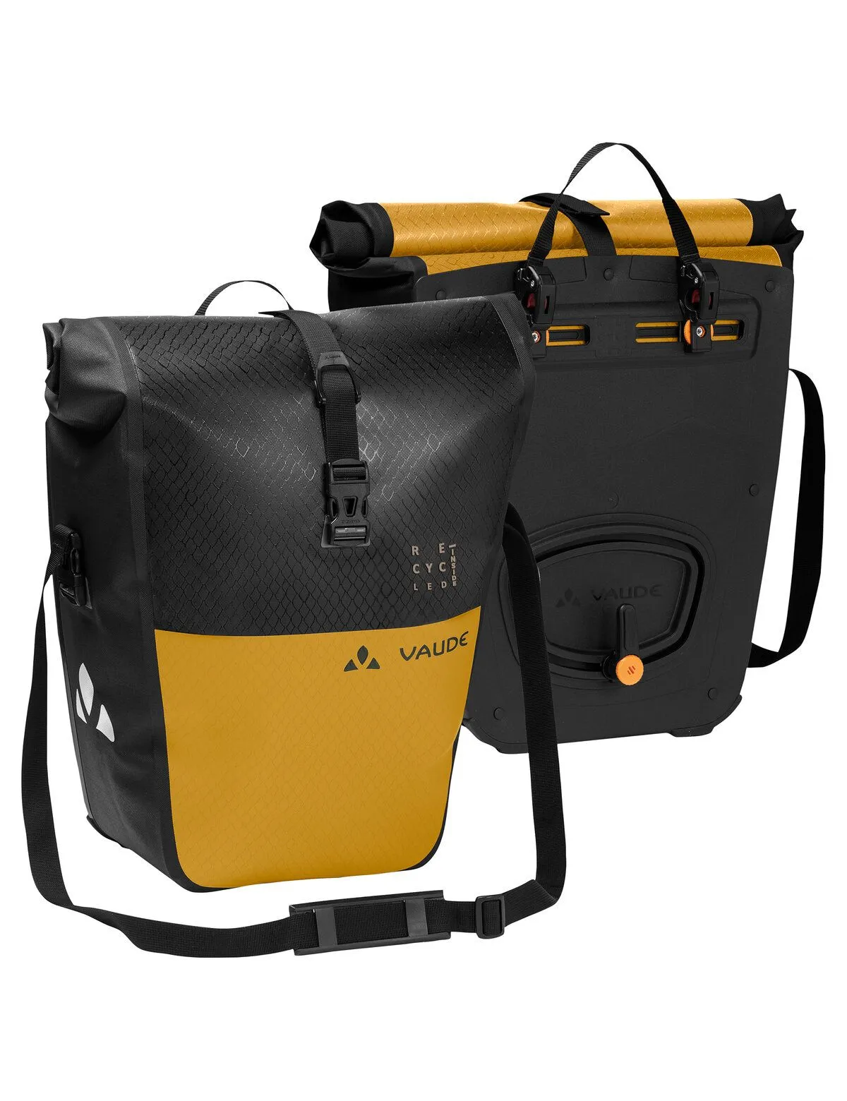 Aqua Back Color bike bags, recycled main material