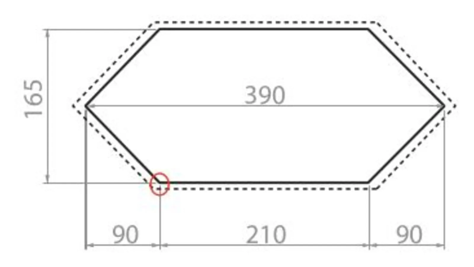 Allround Mark 3 persons tent footprint