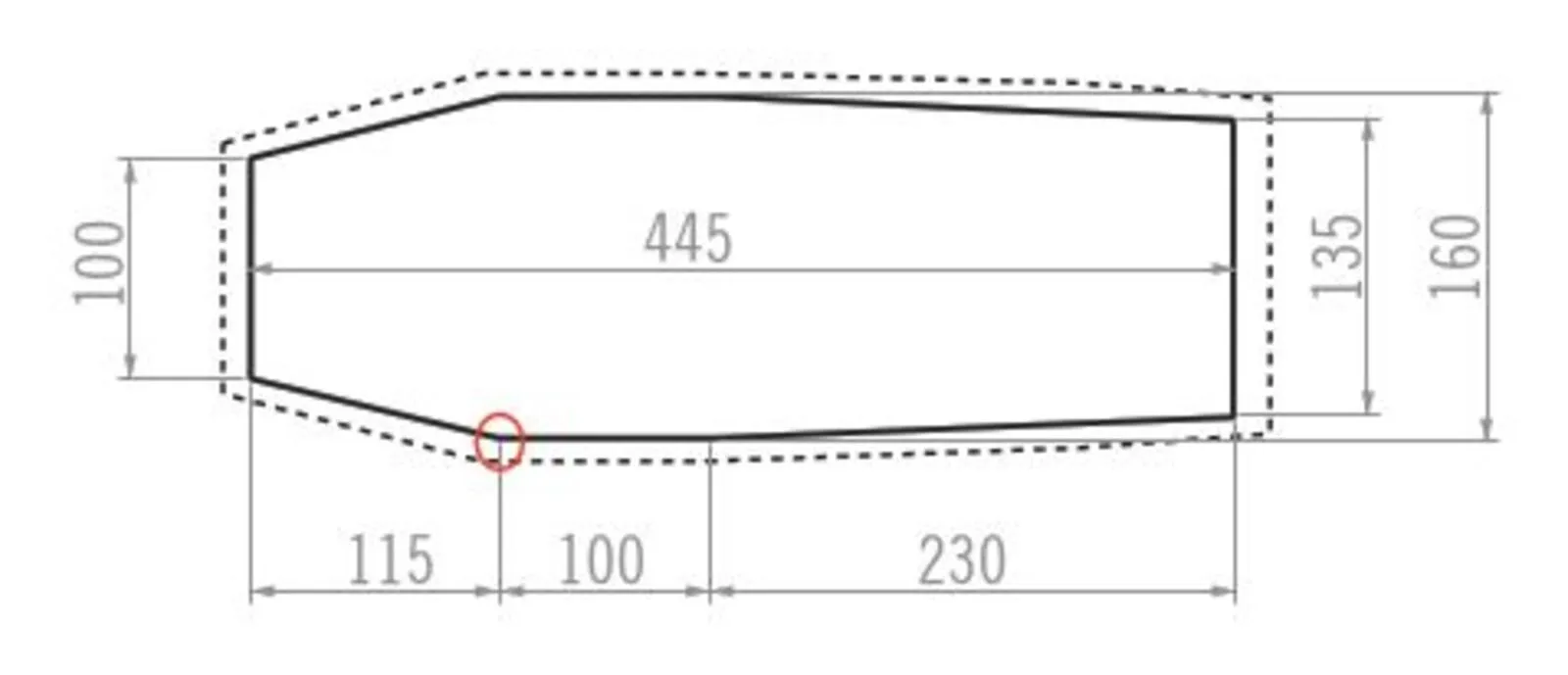 Allround Chapel XT 2 persons Tent footprint