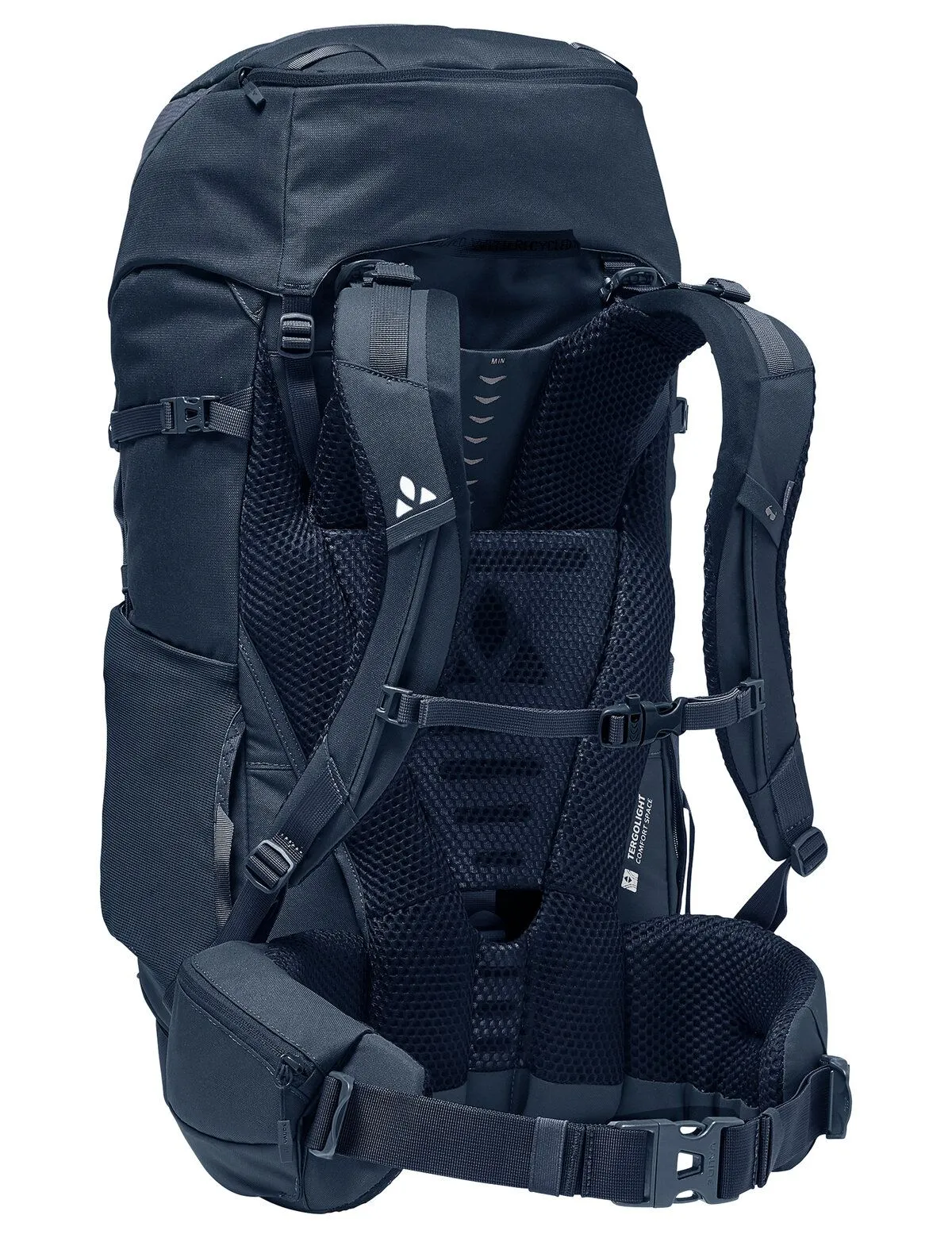 Asymmetric 48+8 trekking backpack women’s