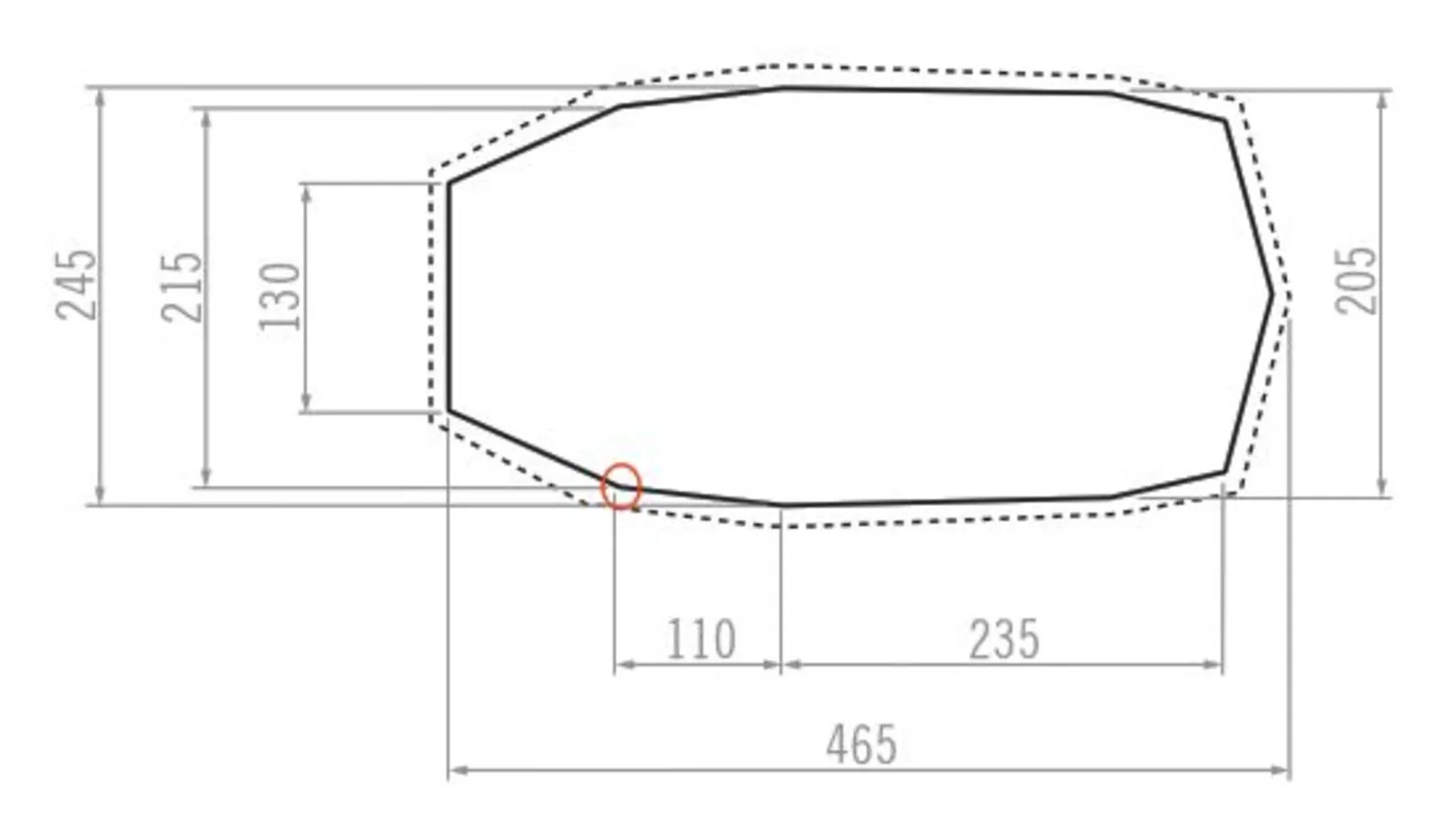 Allround Taurus XT 4 persons Tent footprint