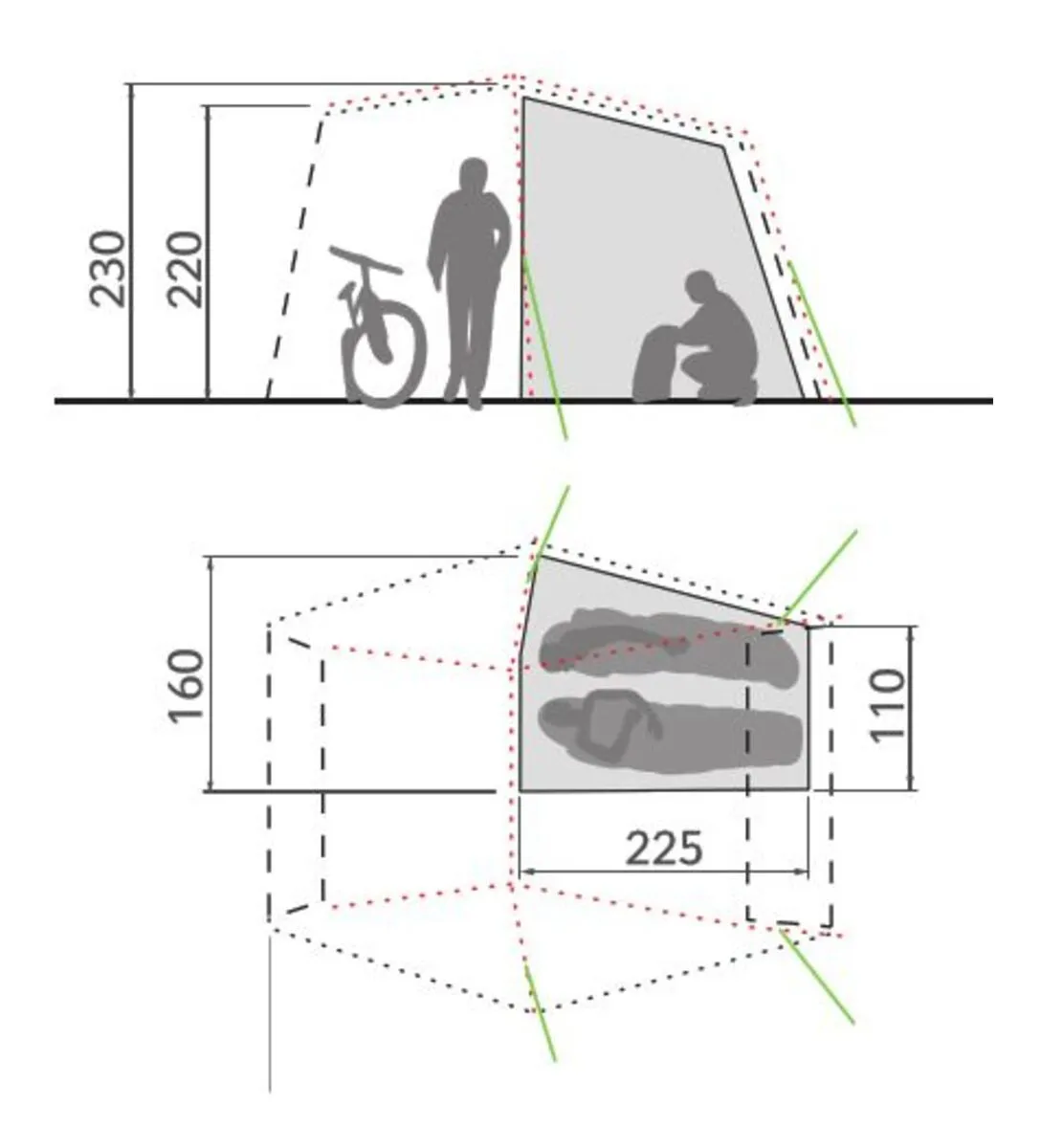 Drive Van Innertent - Car tent