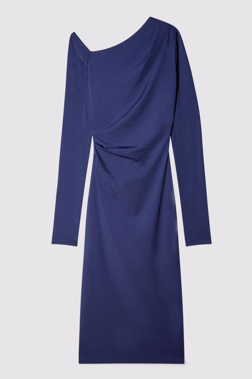 Tubino midi monospalla stretch