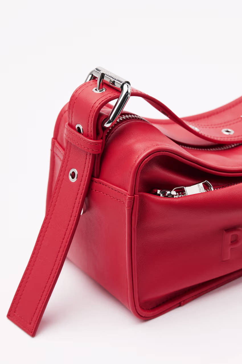 Borsa crossbody (IM)PERFECTION media in pelle