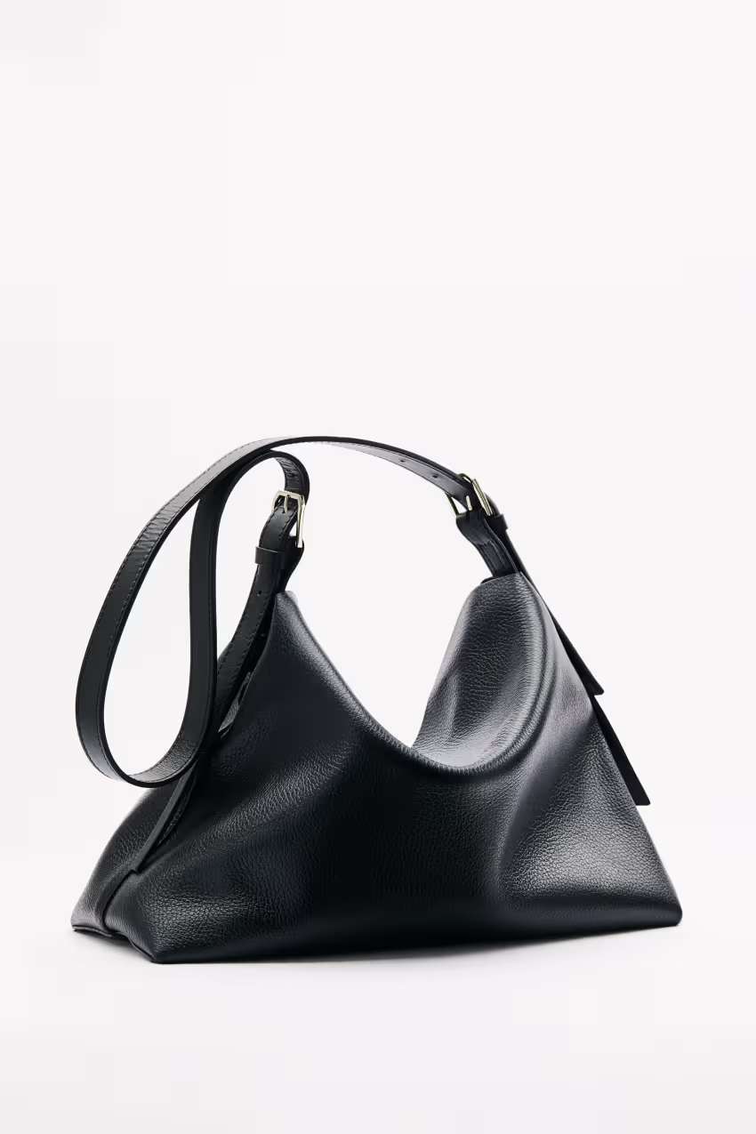 Borsa a tracolla Never Complete grande in pelle