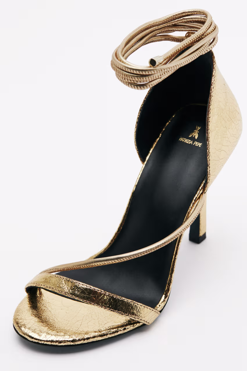 Sandali Minimal Shape in pelle laminata