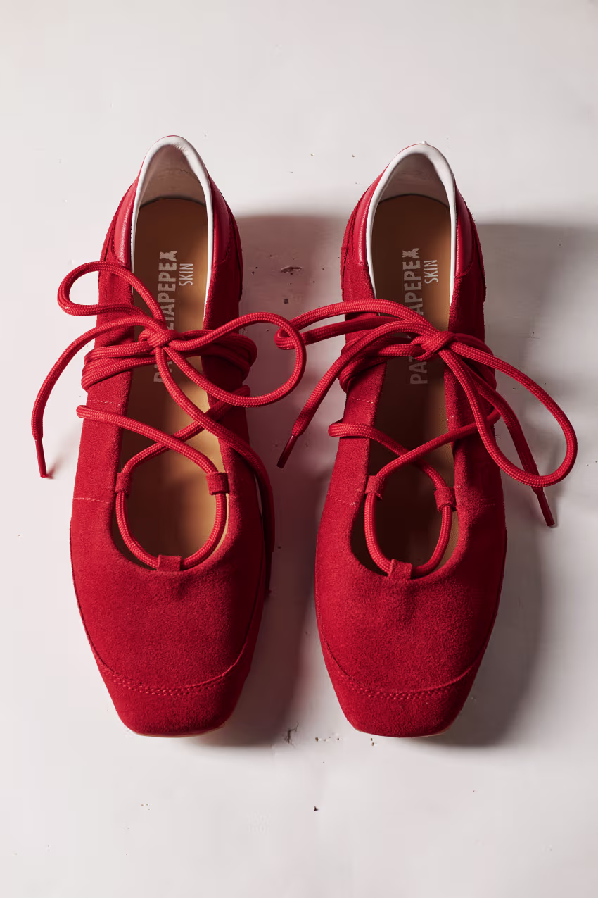 Ballerine Dancing SKIN in suede