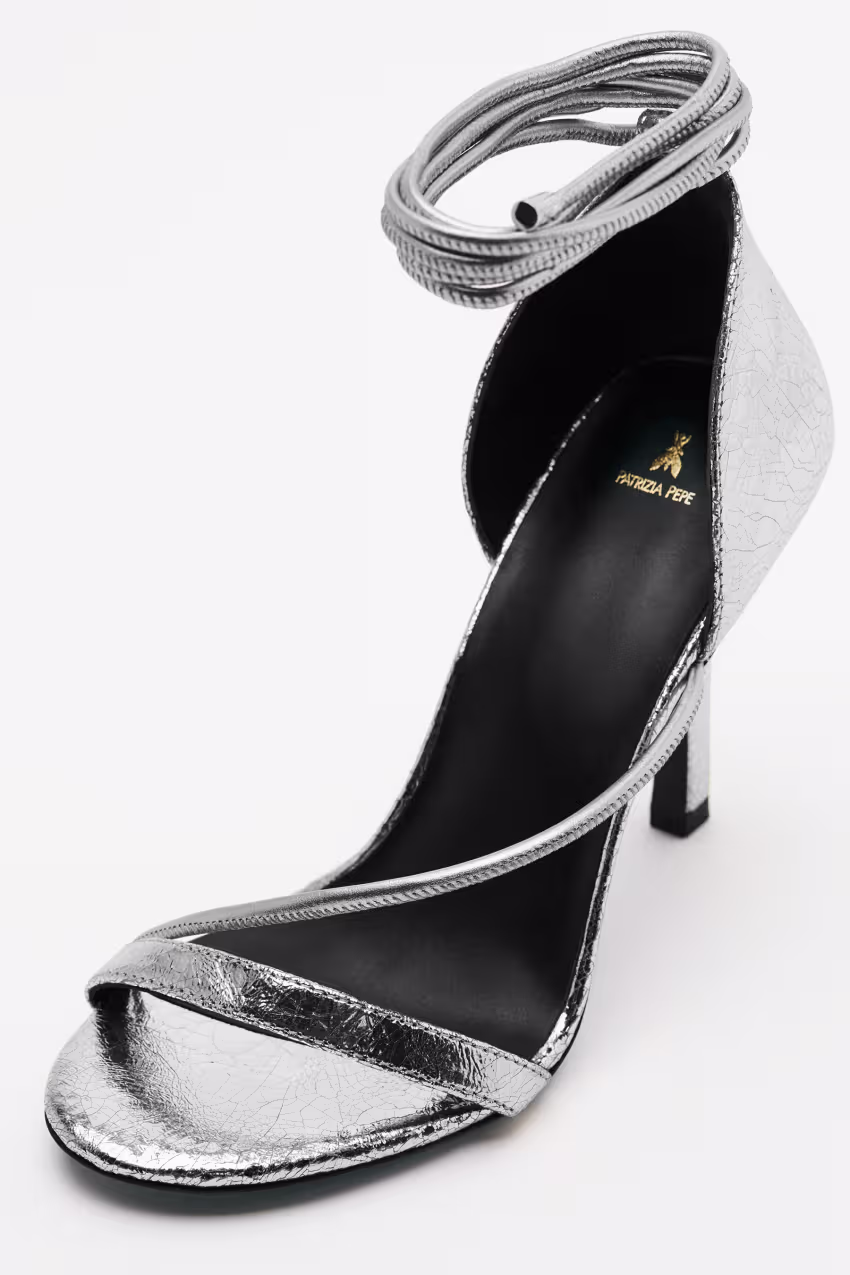 Sandali Minimal Shape in pelle laminata