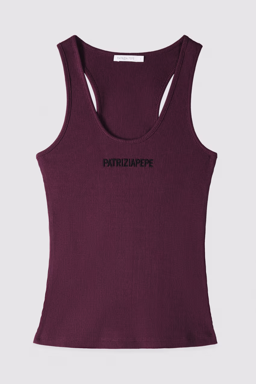 Top a costine in cotone