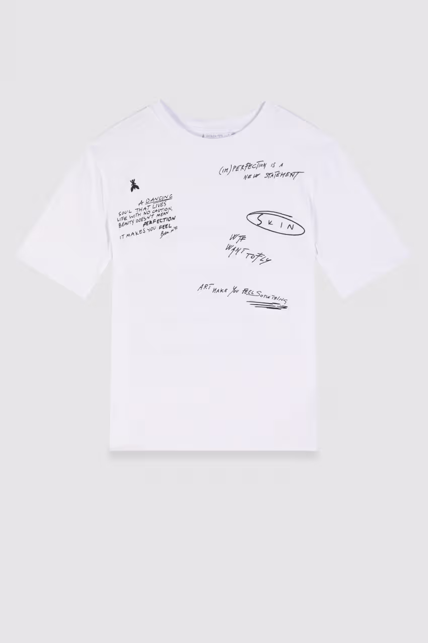 T-shirt (IM)PERFECTION con stampe