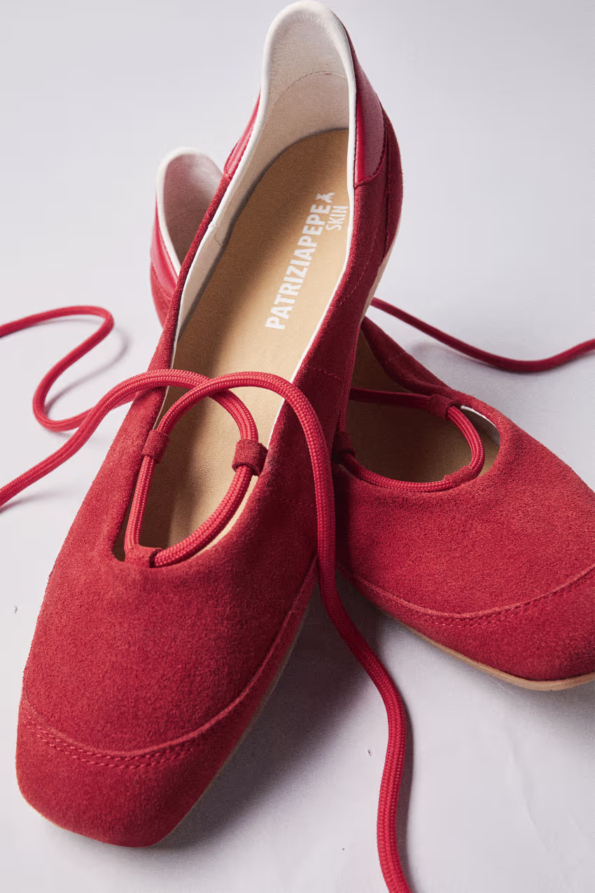 Ballerine Dancing SKIN in suede