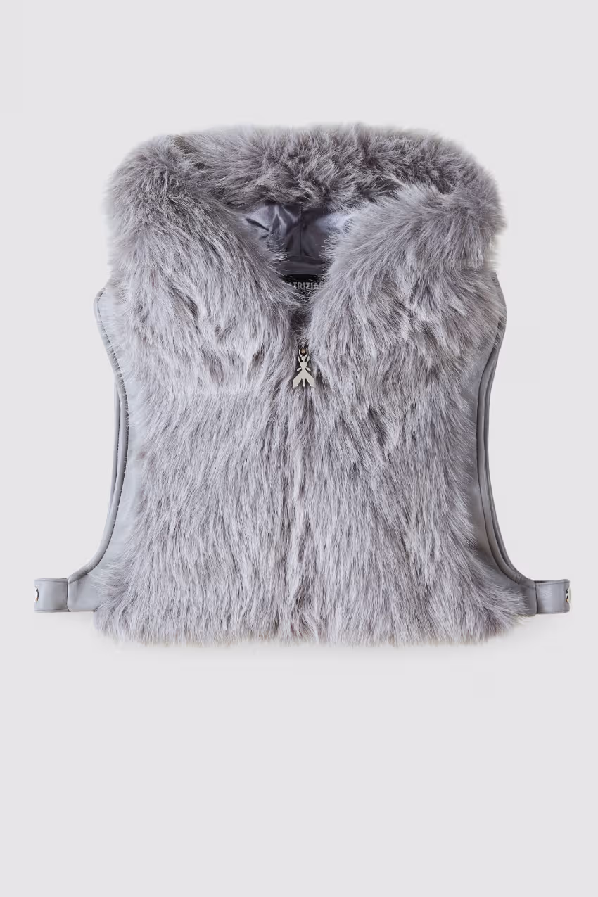 Gilet morbido con cappuccio