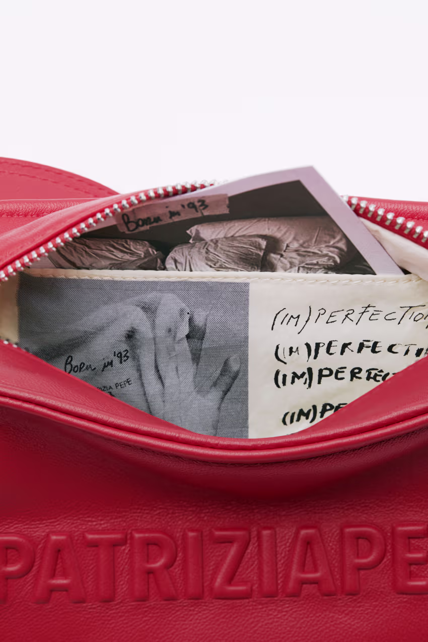 Borsa crossbody (IM)PERFECTION mini in pelle