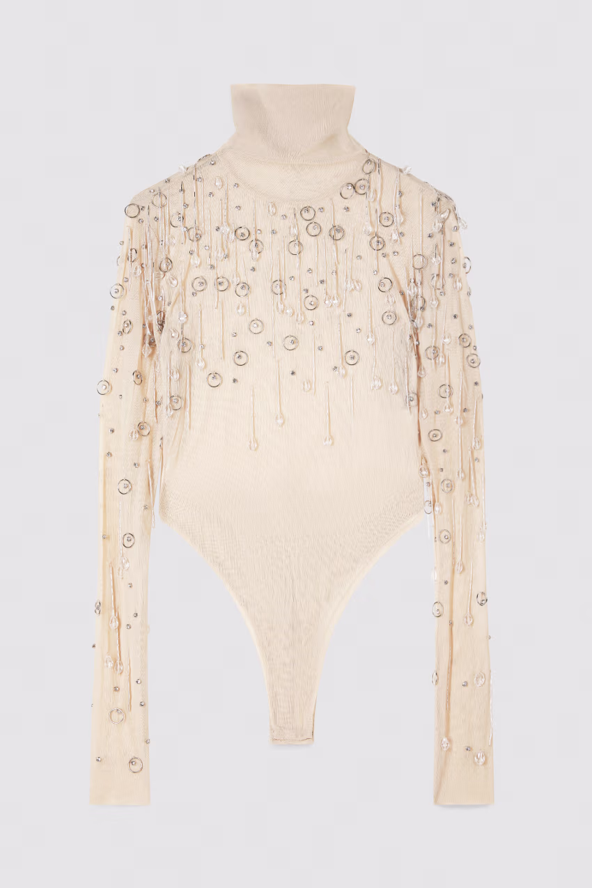 Body gioiello in tulle