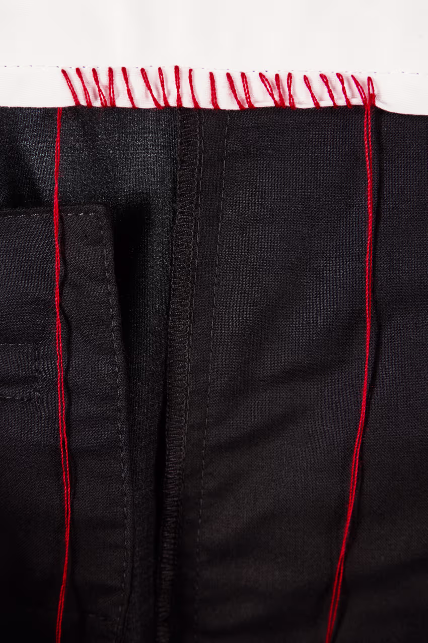 Pantaloni (IM)PERFECTION dritti in frescolana