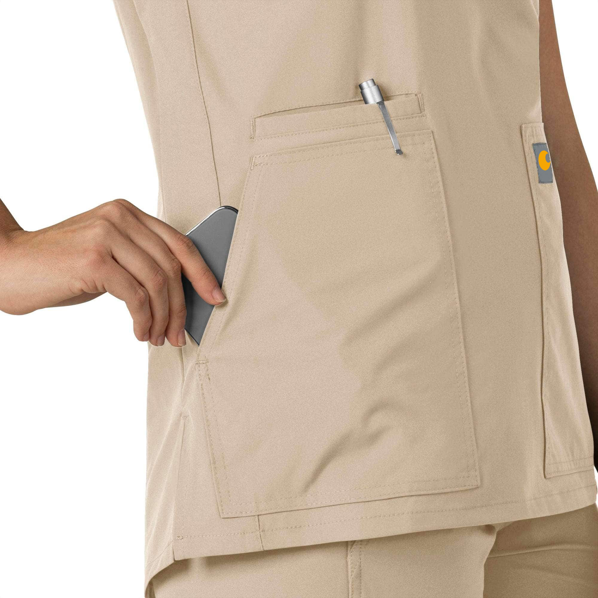 Women's Force Essentials Notch Neck Tunic Scrub Top