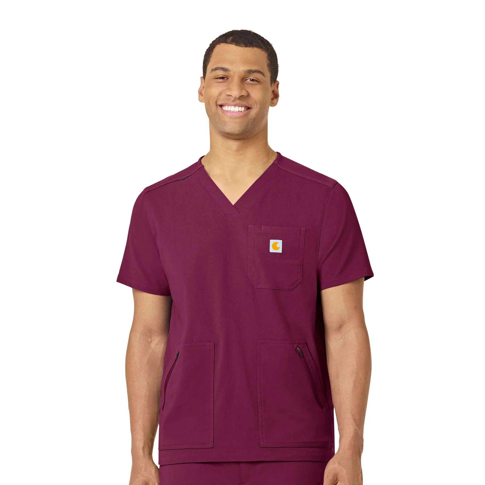 Rugged Flex Peak 5-Pocket V-Neck Scrub Top