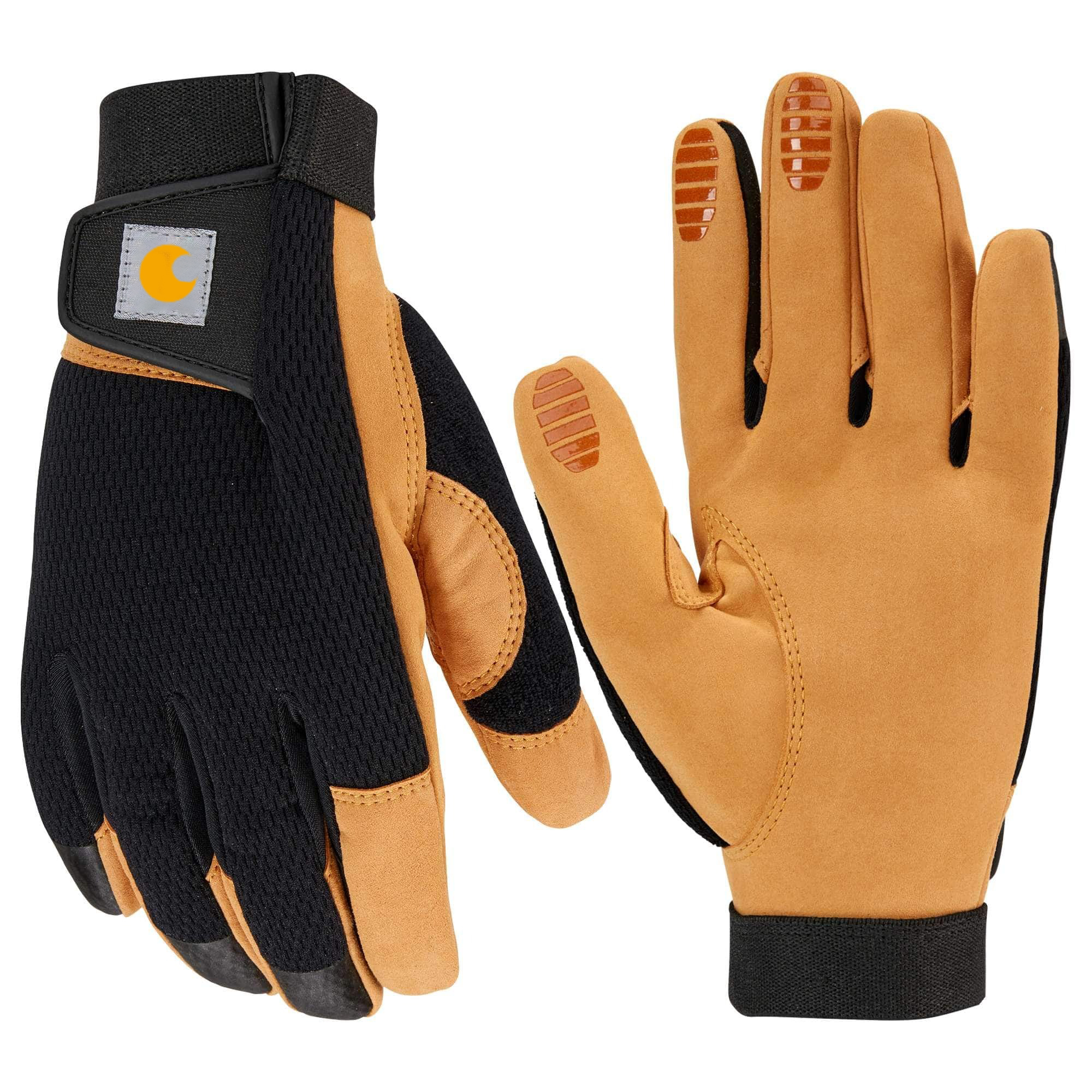 Men's Synthetic Leather High Dexterity Touch Sensitive Secure Grip Cuff Glove