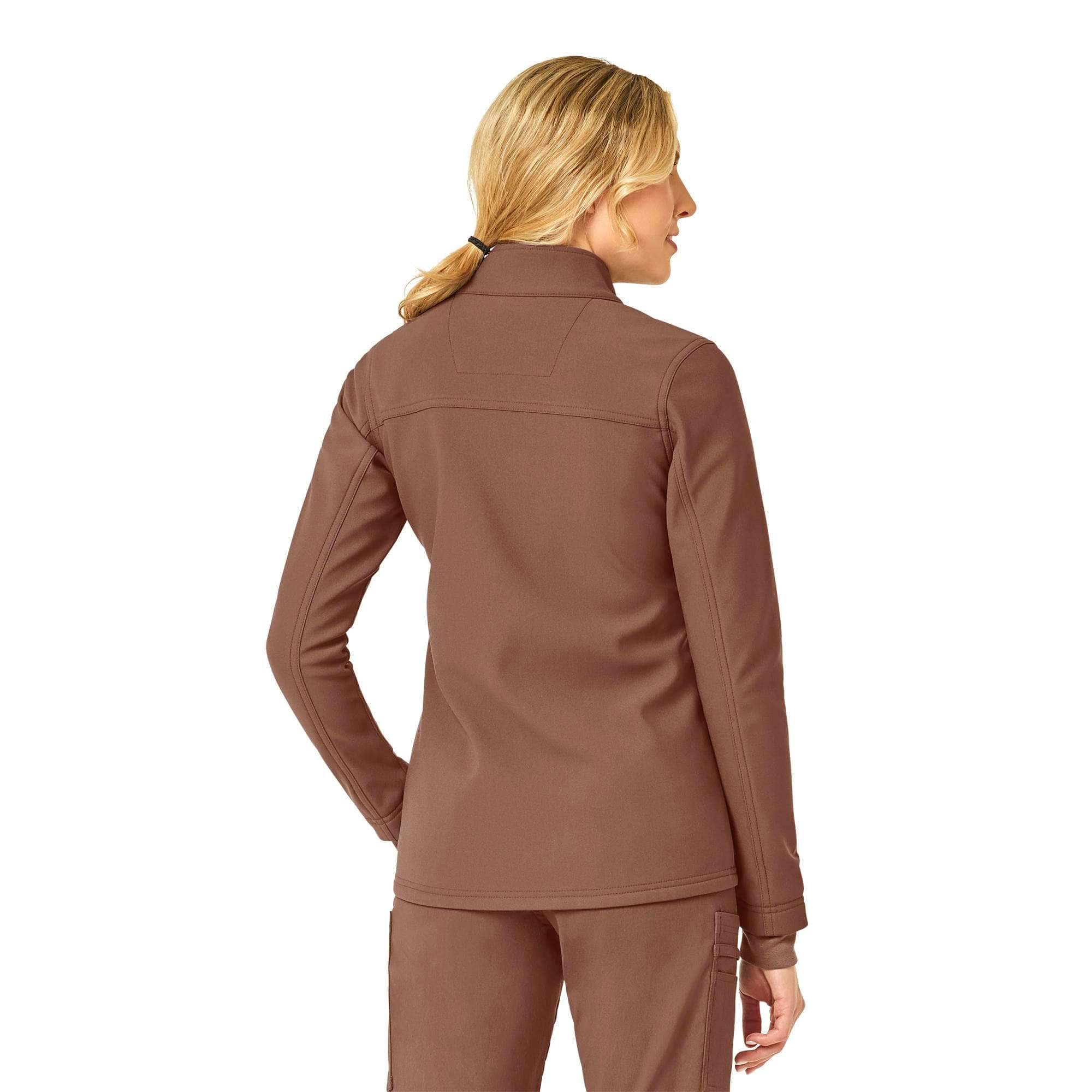 Women's Rugged Flex Peak Bonded Fleece Scrub Jacket