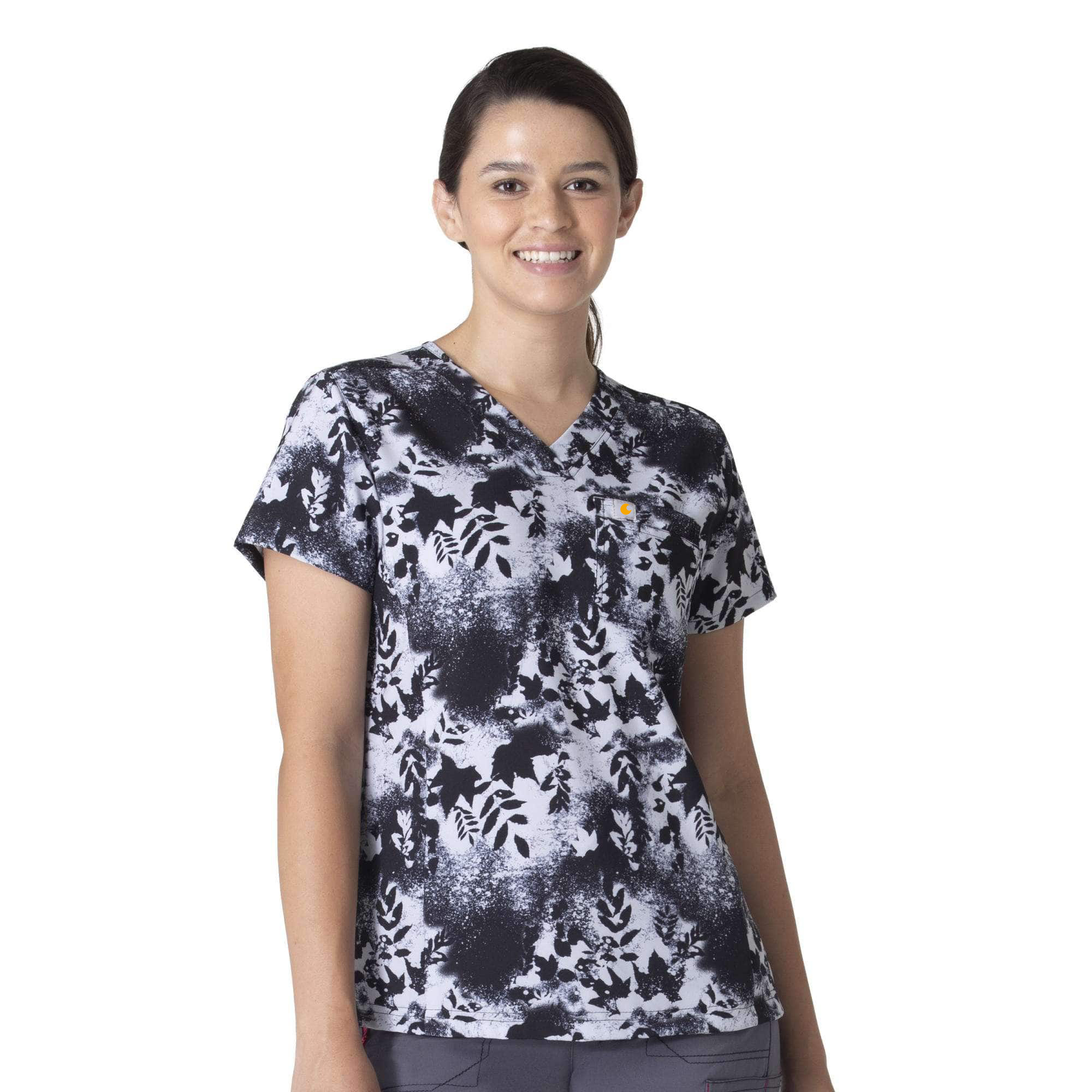 Women's Force Tuck-In Scrub Print Top