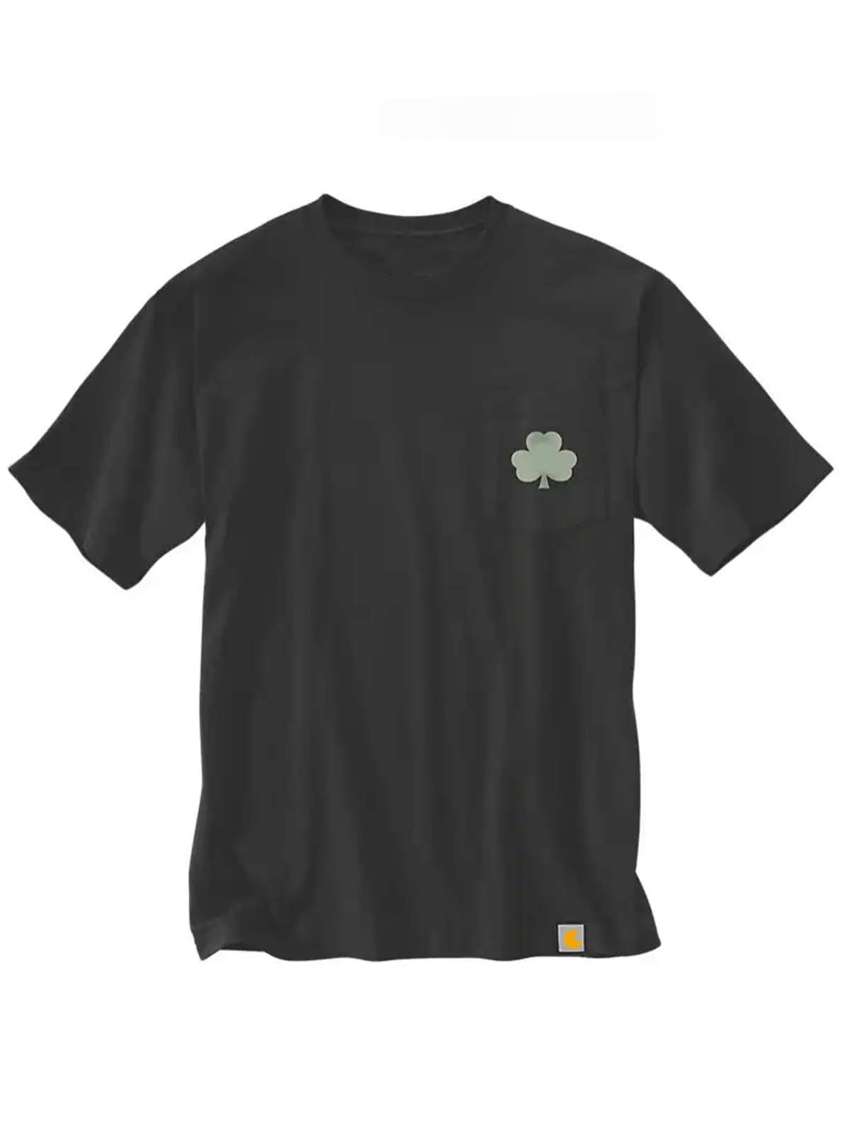 Relaxed Fit Heavyweight Short-Sleeve Pocket Shamrock Graphic T-Shirt