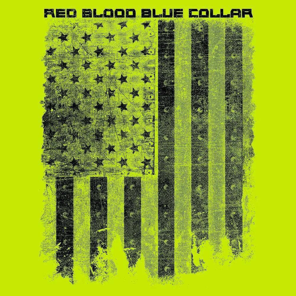 Red Blood Blue Collar® Hoodie - Safety Green