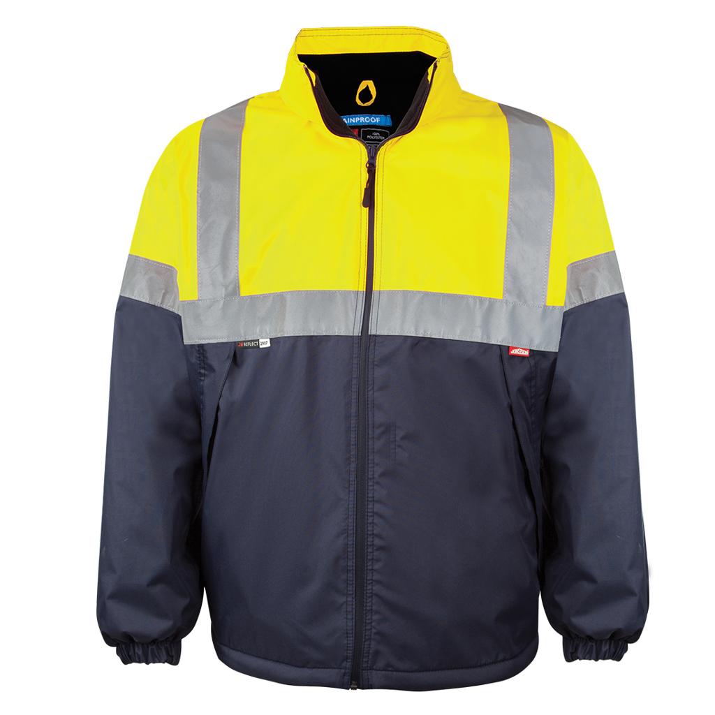 Water Defender Two Tone Reflective High Viz Fleece Jacket
