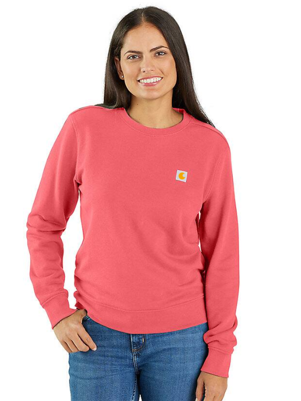 Women's TENCEL Fiber Series Relaxed Fit French Terry Crewneck Sweatshirt