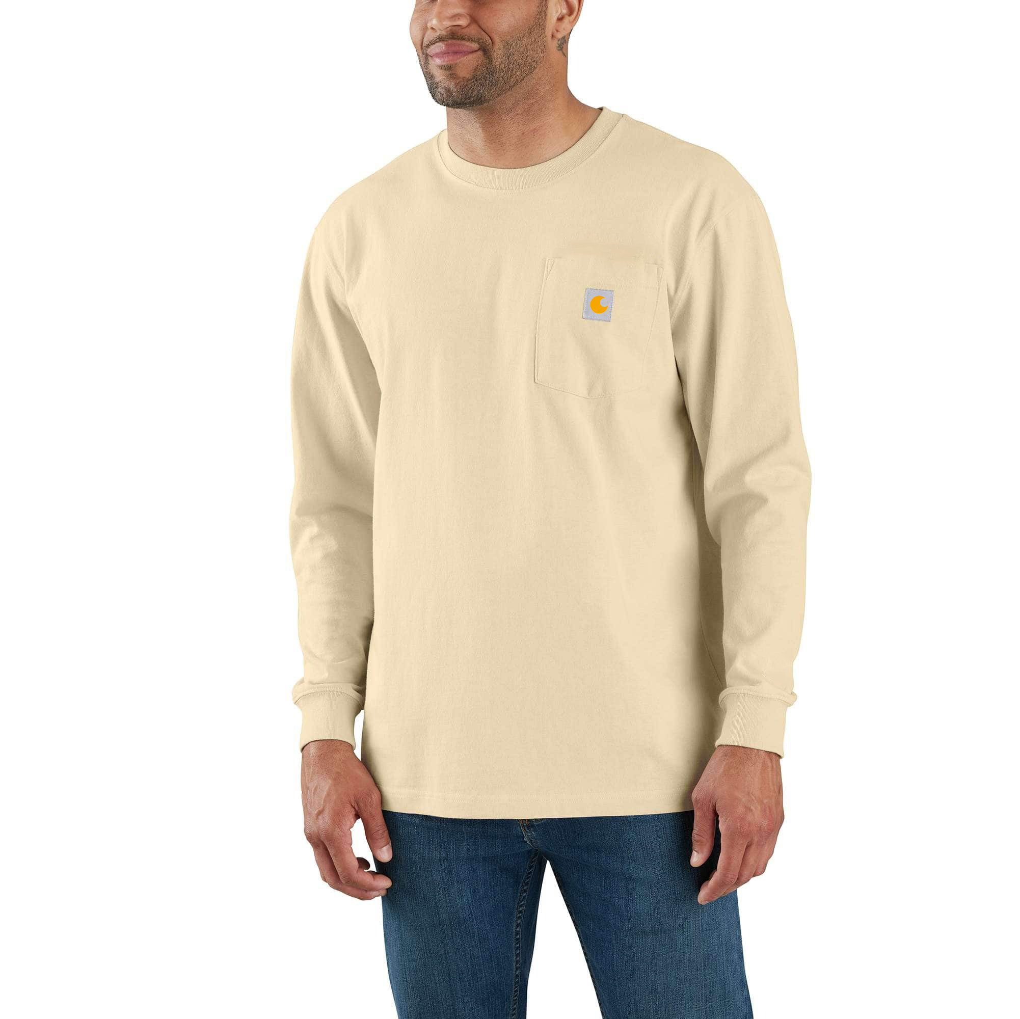 Loose Fit Heavyweight Long-Sleeve Acadia National Park Graphic T-Shirt