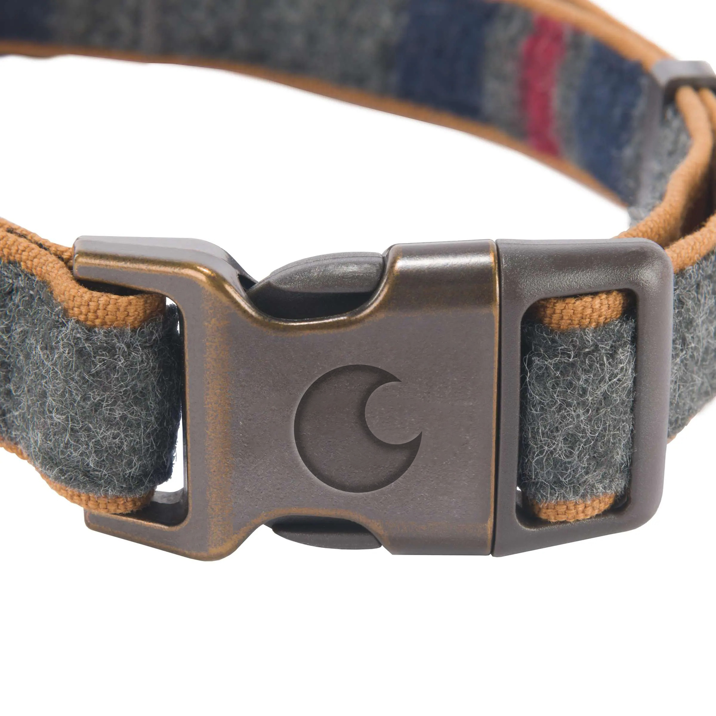 Nylon Duck Blanket Stripe Dog Collar