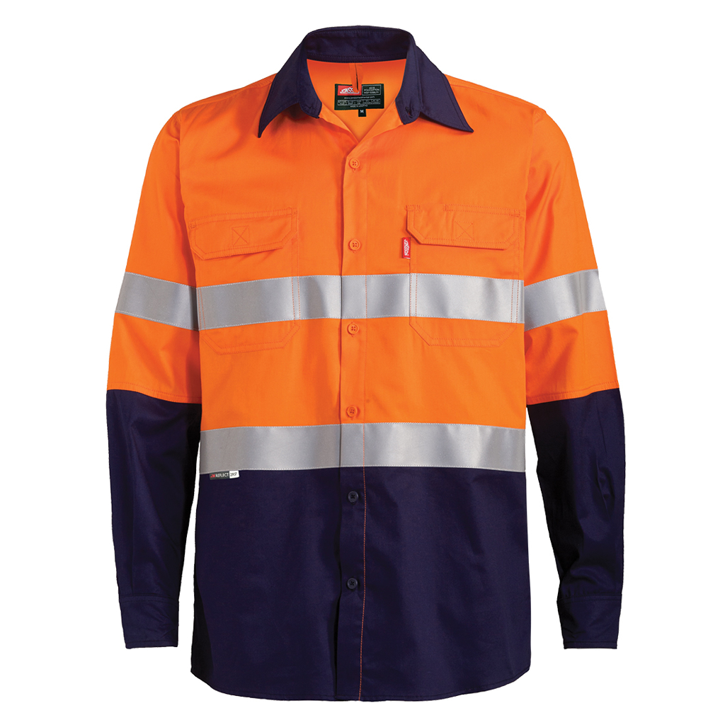Versatex lite Long Sleeve Reflective Work Shirt