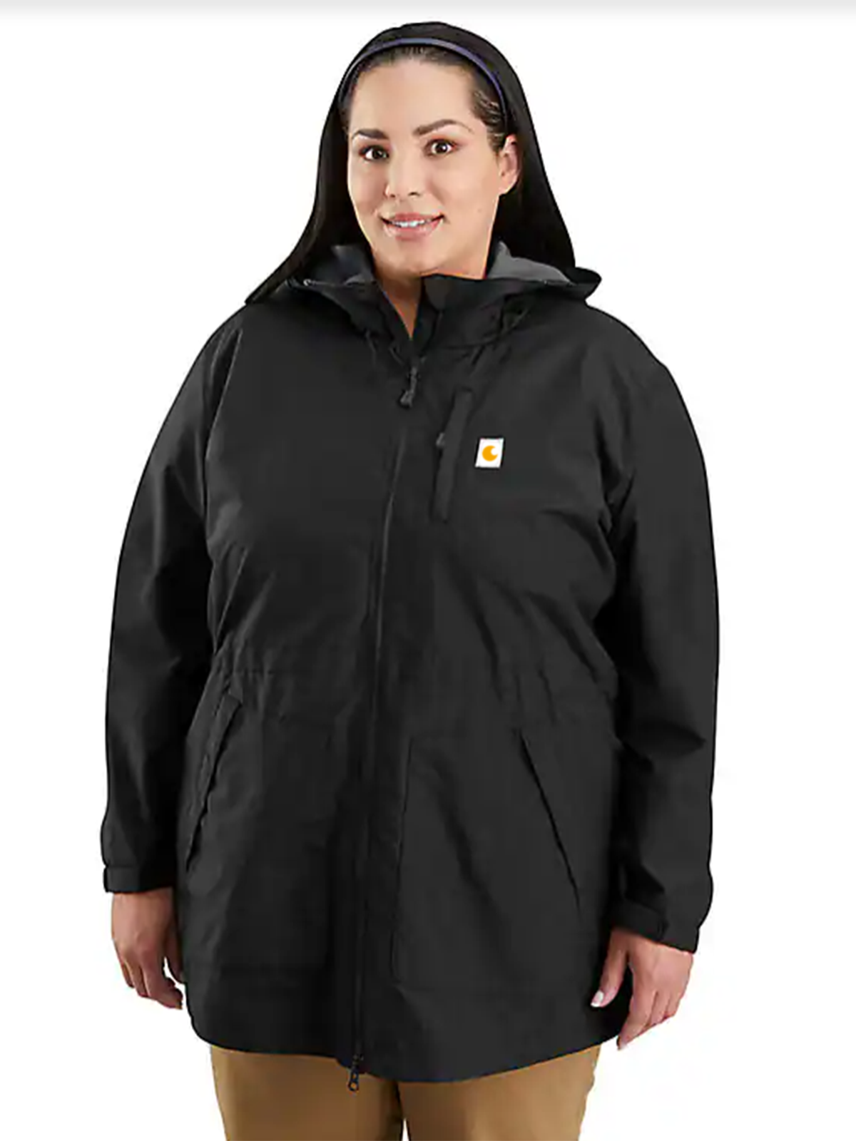 Women's Rain Jacket - Relaxed Fit - Lightweight - 1 Warm Rating