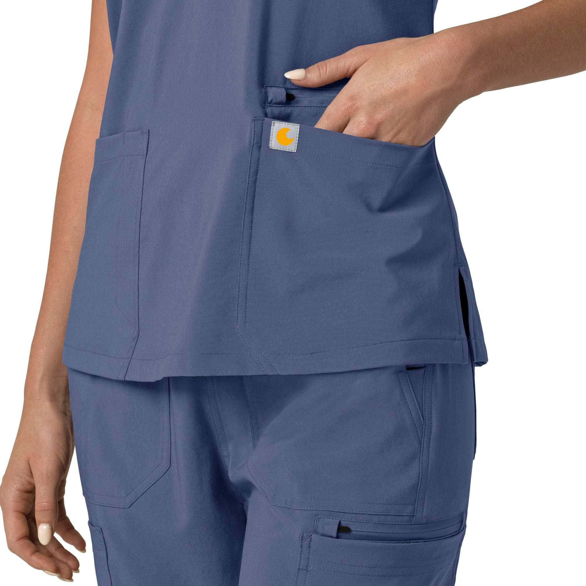 Women's Force Cross-Flex Flex Panel V-Neck Scrub Top
