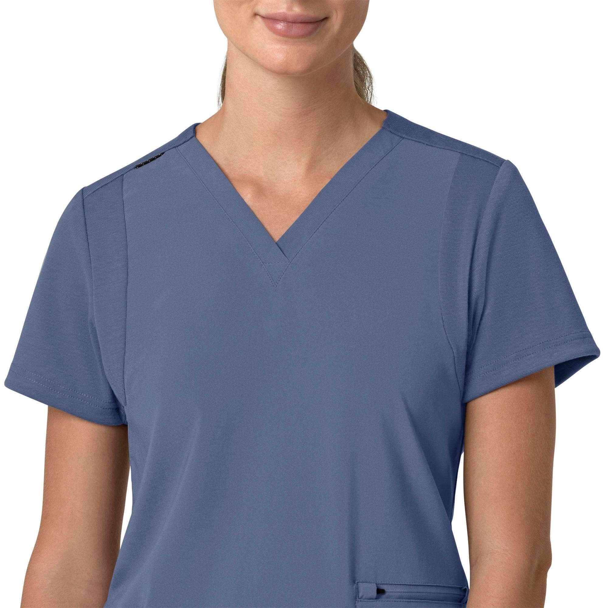 Women's Force Cross-Flex Flex Panel V-Neck Scrub Top