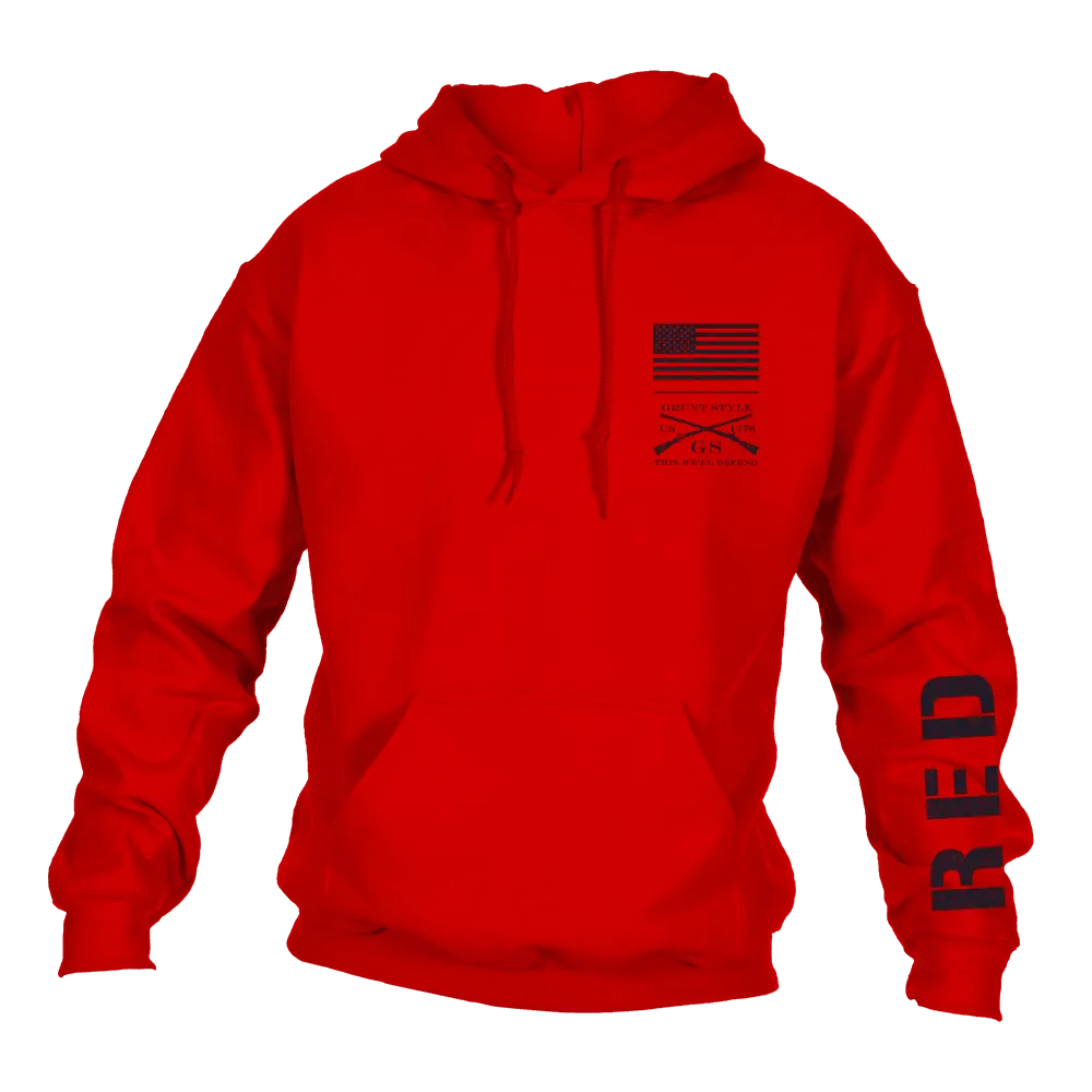RED Friday Hoodie - Red