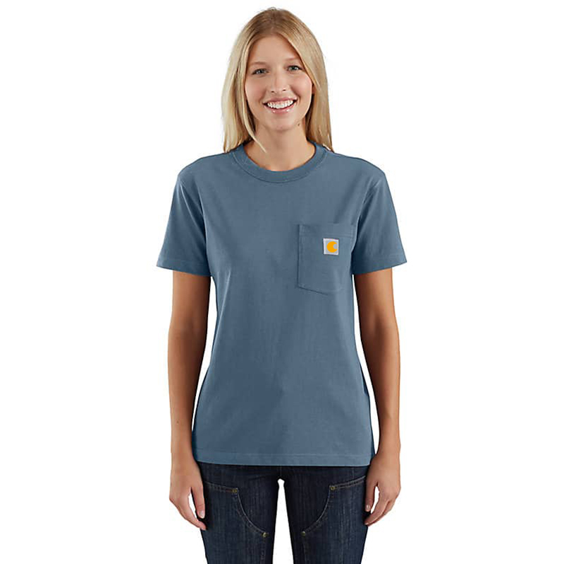Women's Loose Fit Heavyweight Short-Sleeve Pocket T-Shirt