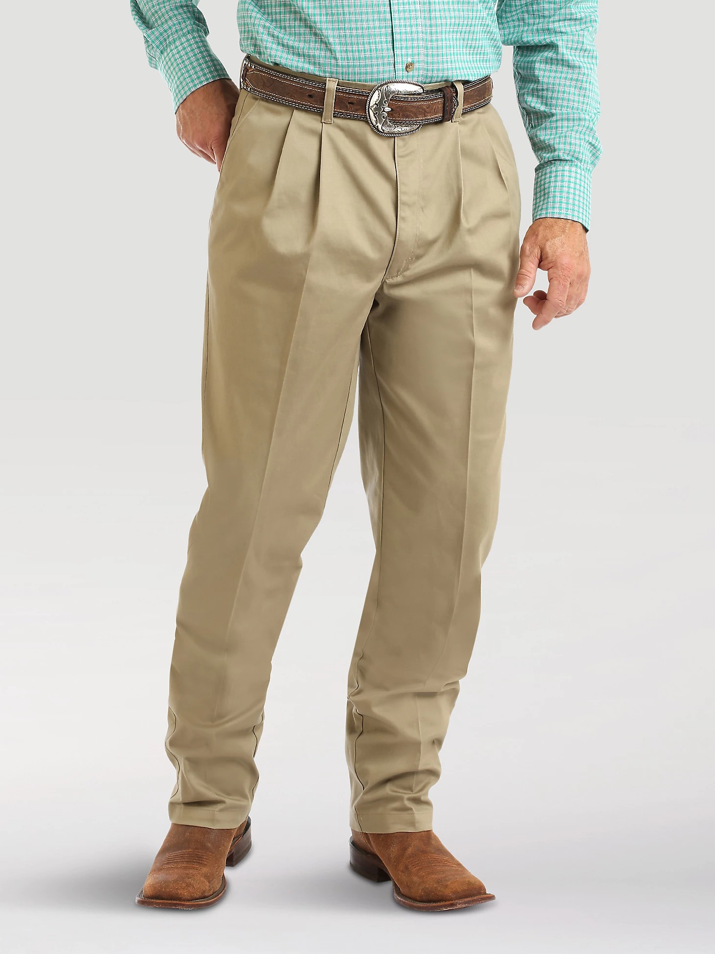 Men's Pleated Front Relaxed Fit Pants