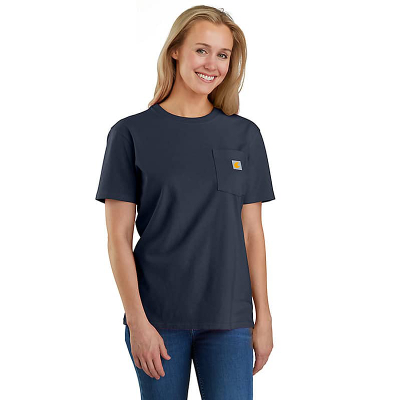 Women's Loose Fit Heavyweight Short-Sleeve Pocket T-Shirt