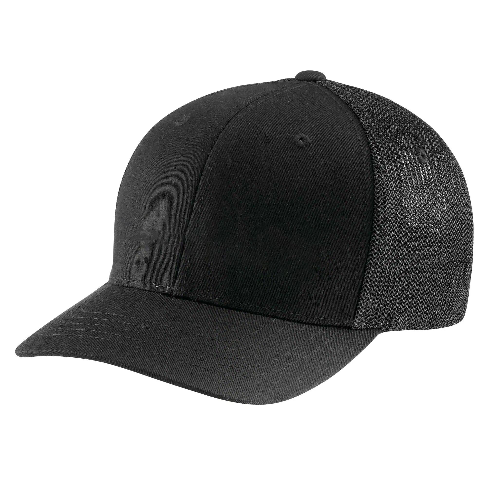 Rugged Flex Fitted Canvas Mesh-Back Logo Graphic Cap