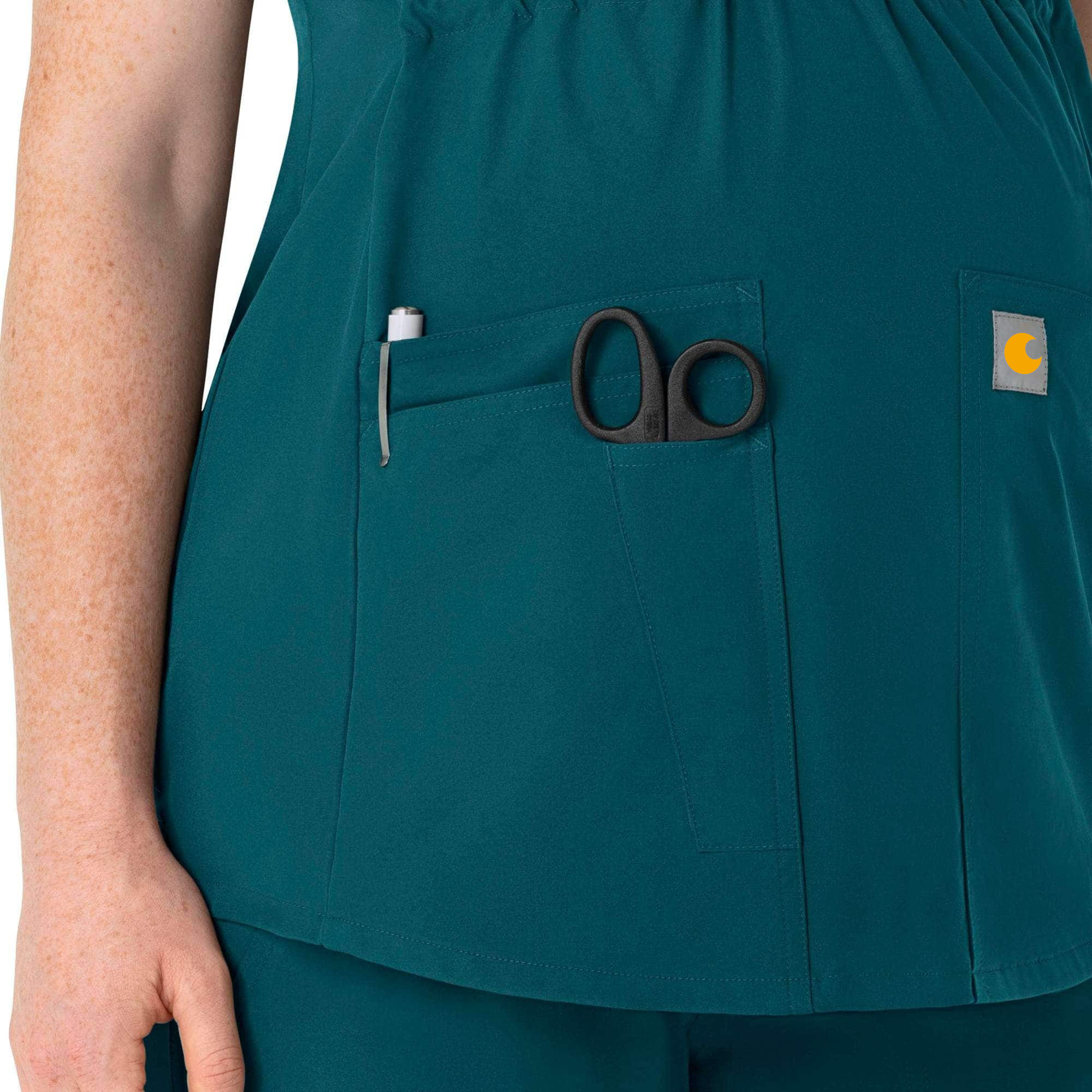 Women's Force Essentials Henley Maternity Scrub Top