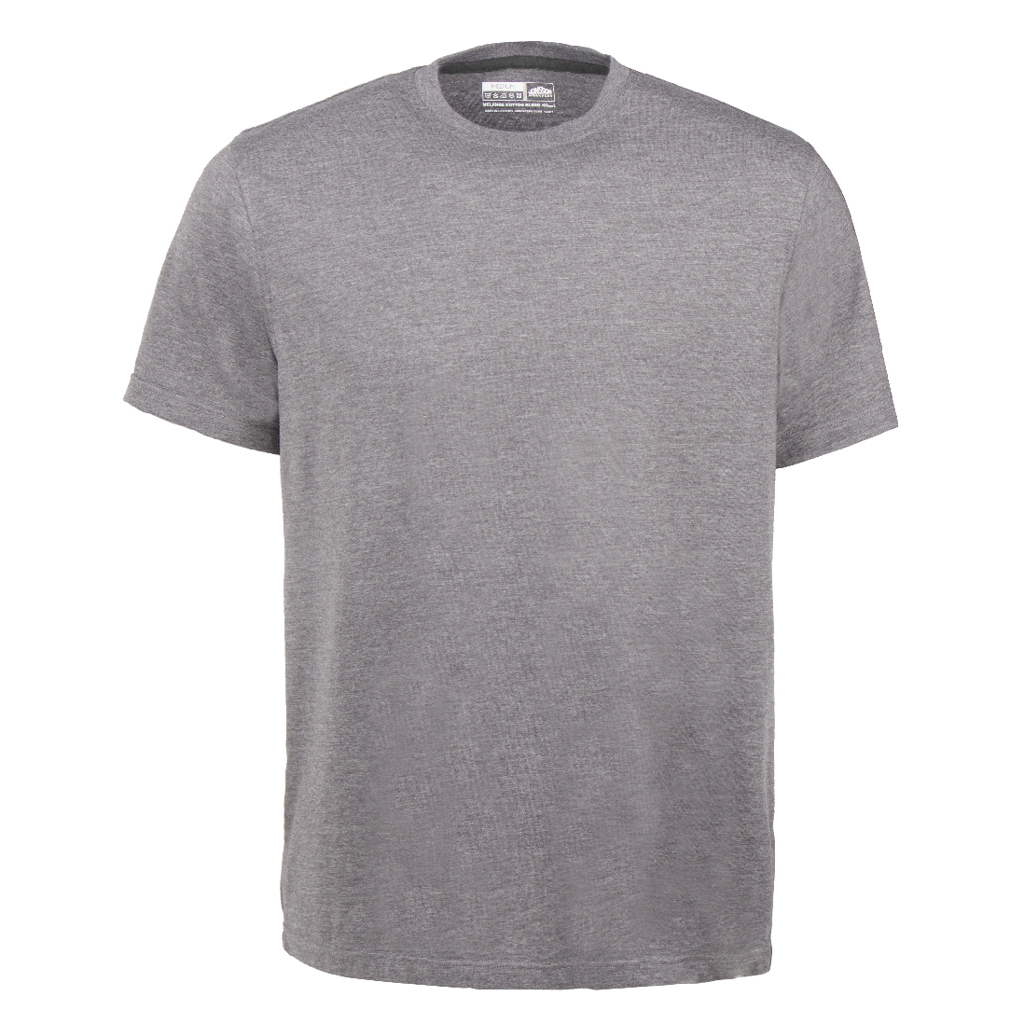 Mélange Combed Cotton Blend Tee Shirt