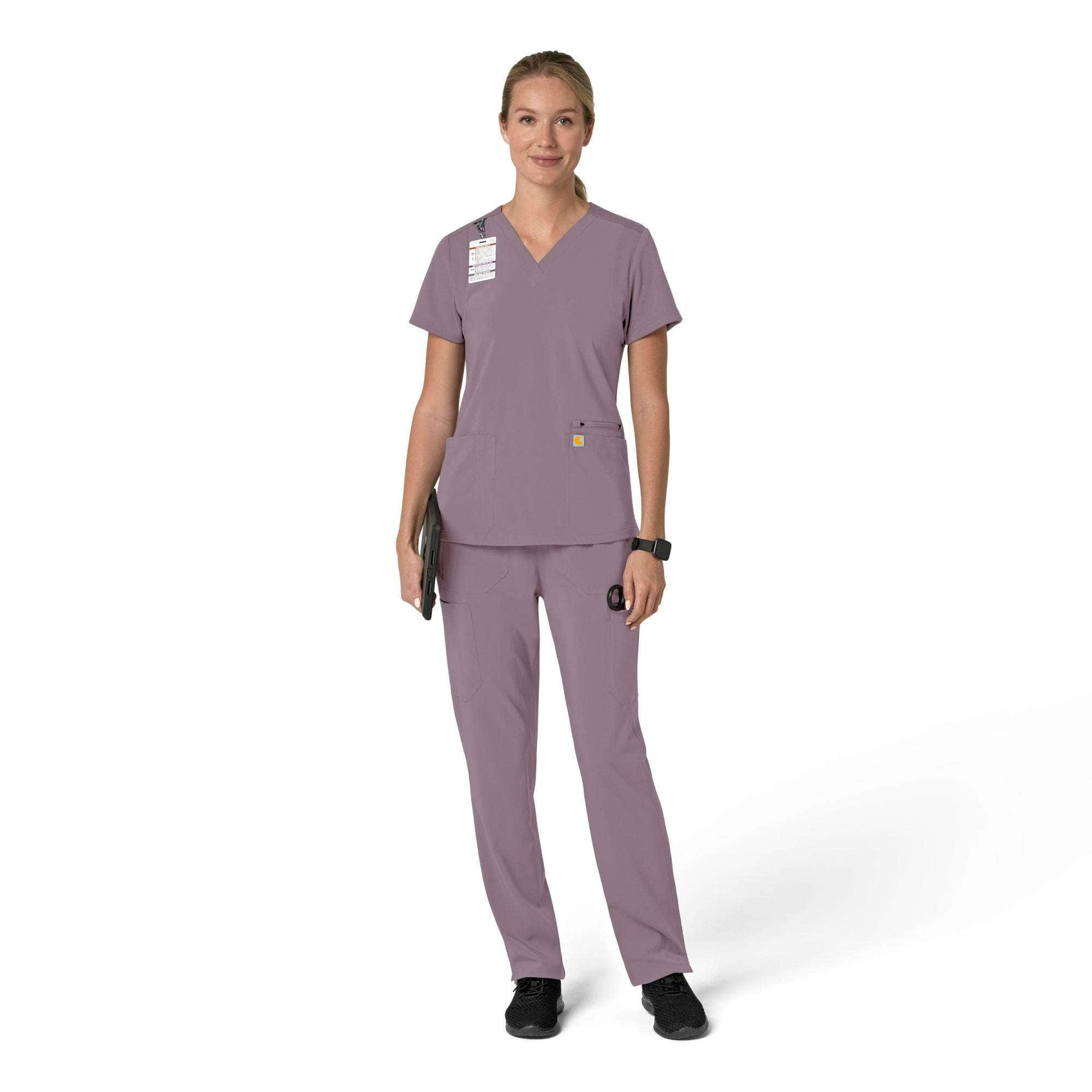 Women's Force Cross-Flex Flex Panel V-Neck Scrub Top
