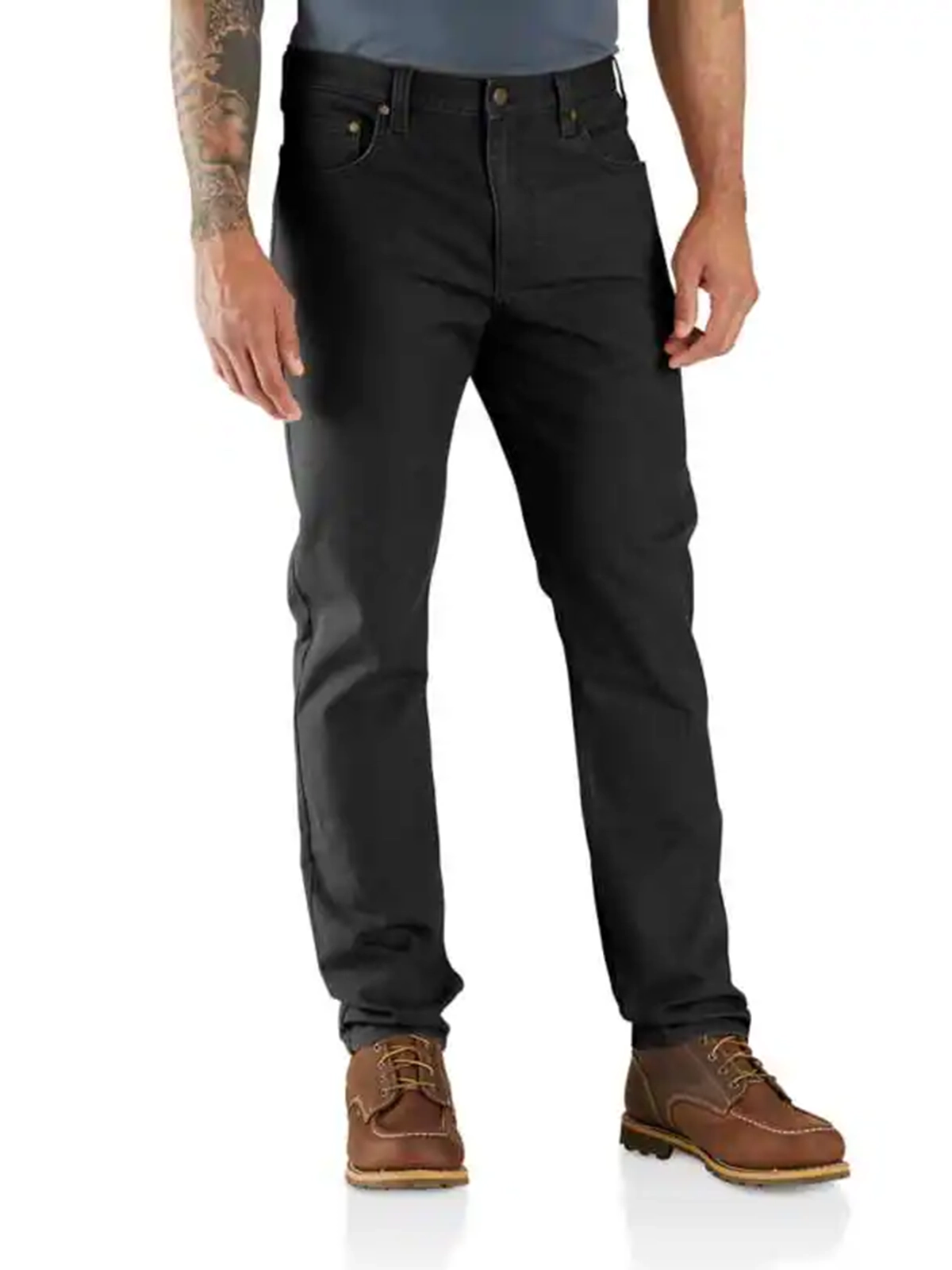 Men's Slim Fit Duck Down 5 Pocket Tapered Work Pants