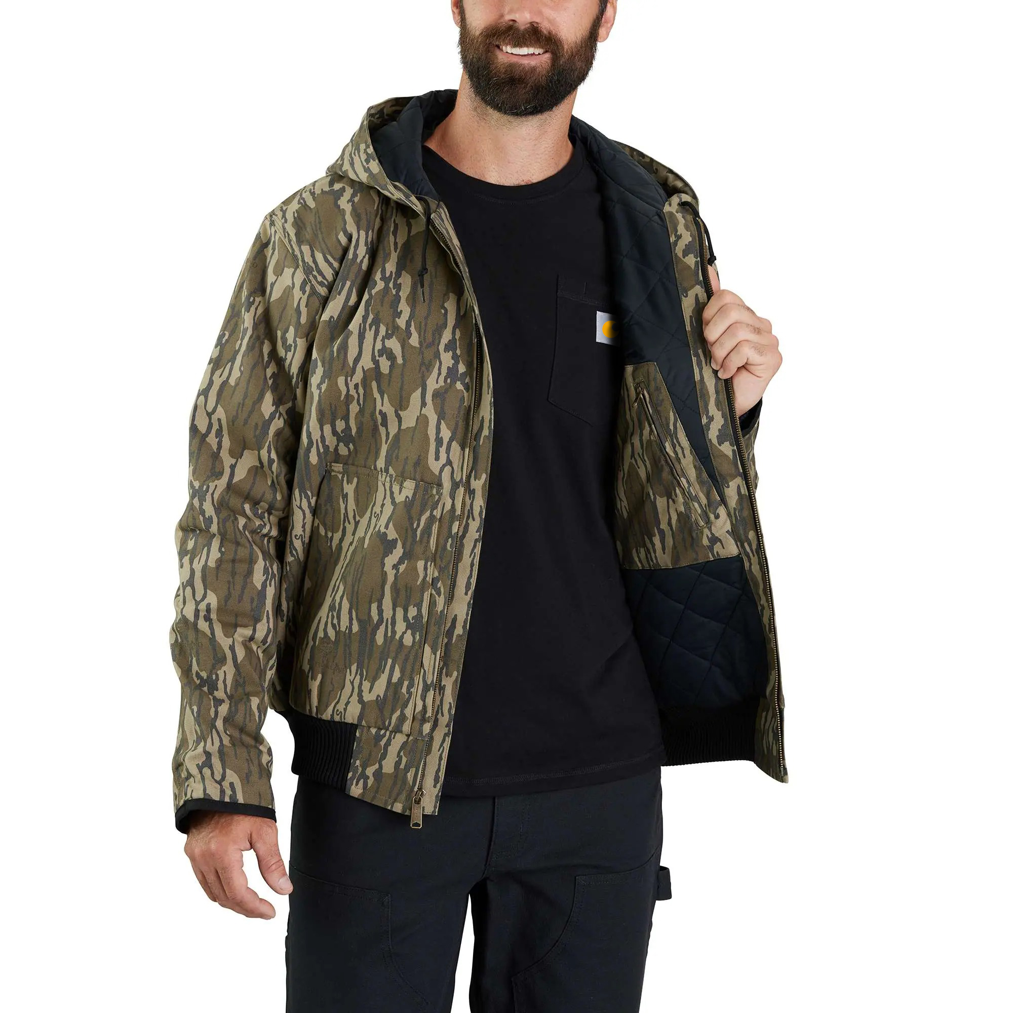 Rugged Flex Duck Loose Fit Insulated Camo Active Jac - 2 Warmer Rating