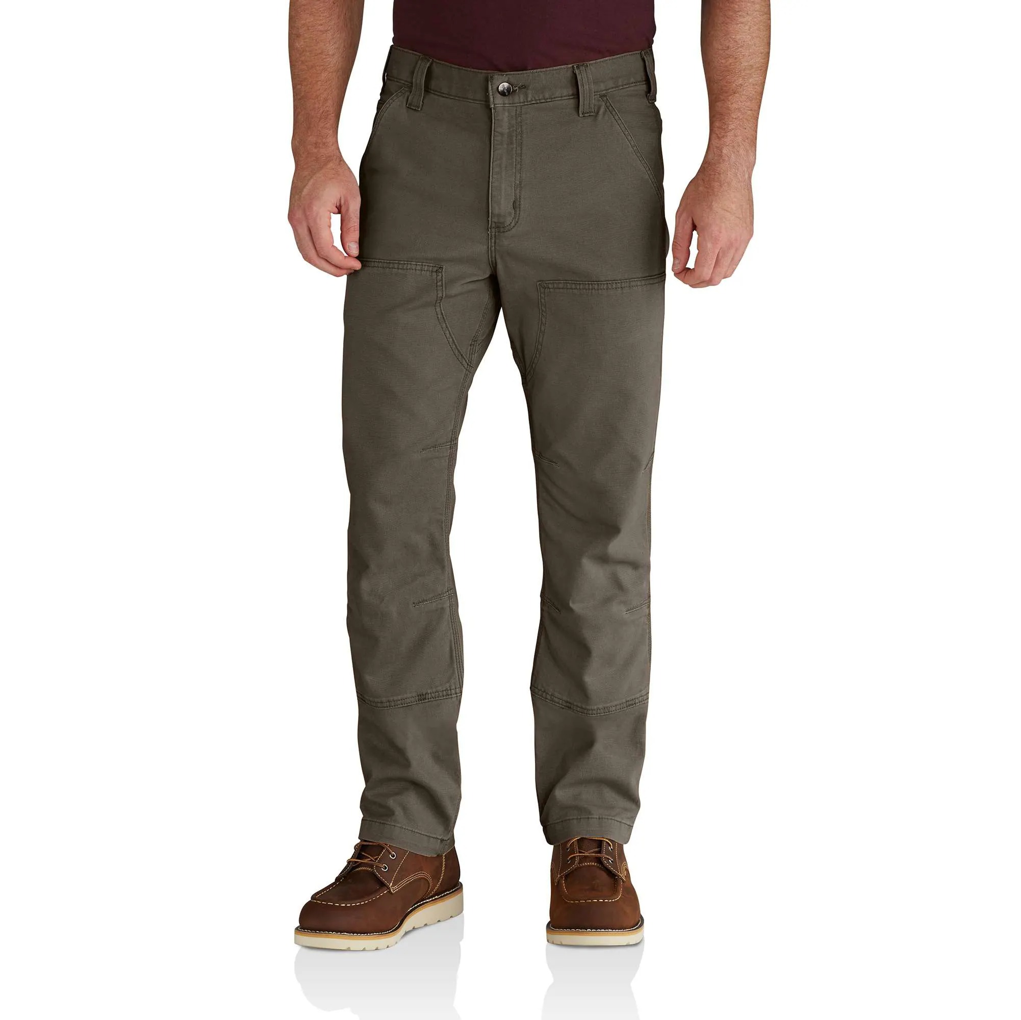 Men's Utility Double-Knee Pant - Relaxed Fit - Rugged Flex - Canvas