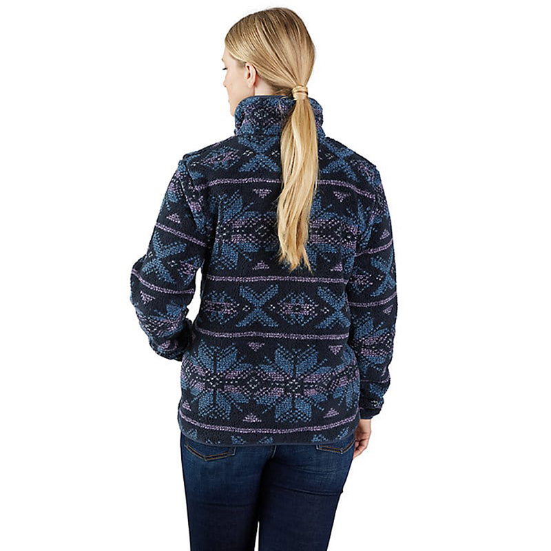 Women's Loose Fit Fleece Pullover - 3 Warmest Rating